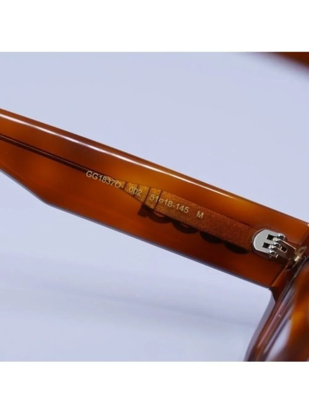 Gucci GG1837O 002 Eyeglasses Havana 51mm Cat Eye Frame - Picture 6 of 10